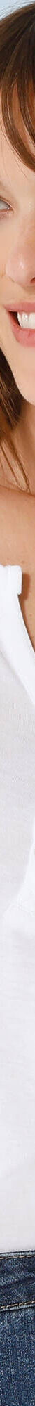 Tee-shirt col tunisien manches longues, uni (blanc) Tee-shirt col tunisien manches longues, uni (blanc)